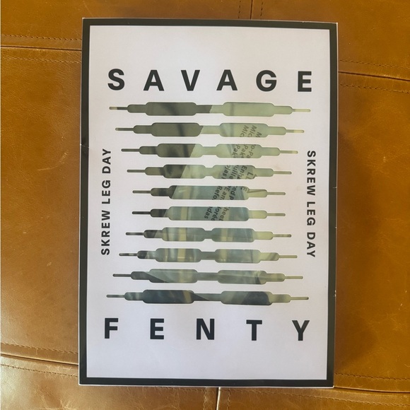 Savage X Fenty NEW Lace After Dark Thigh High Stockings - Picture 4 of 7